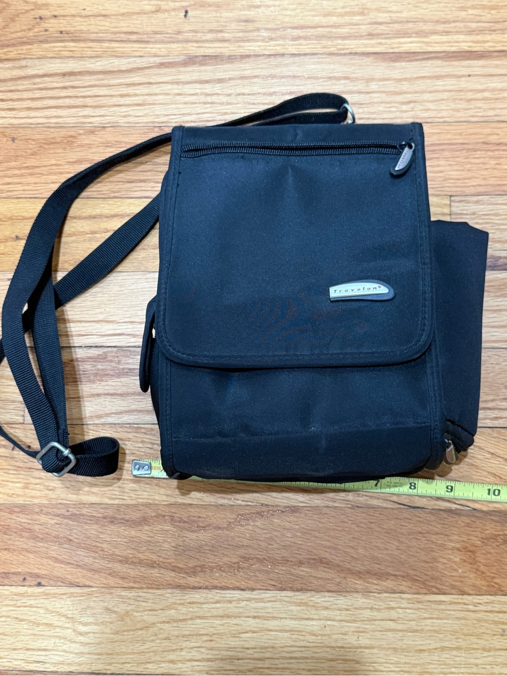 Travelon Black Compact Crossbody Organizer